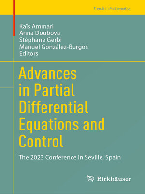 cover image of Advances in Partial Differential Equations and Control